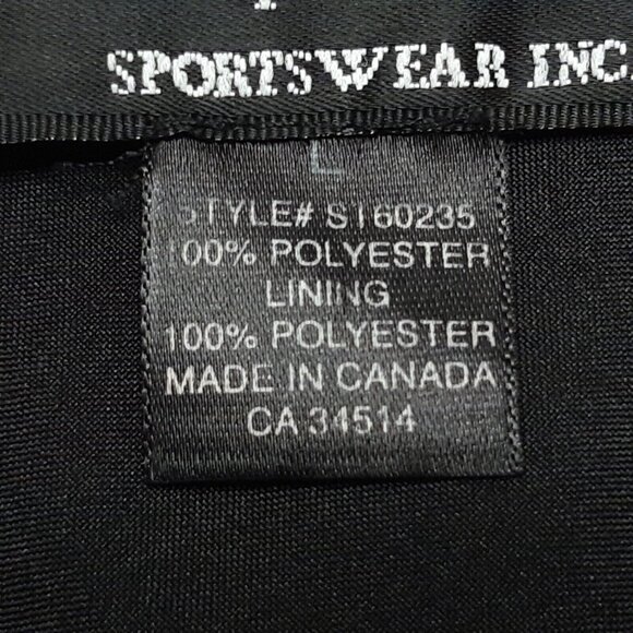 Chapter One Top Womens Large Black Floral Short Sleeve Lined 38 in Chest - Picture 12 of 13